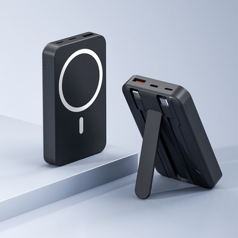 Magnetische Powerbank mit Ständer und Schnellladefunktion