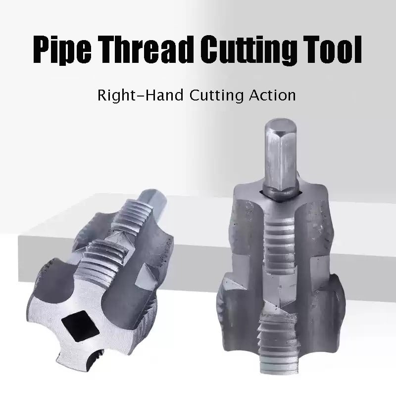 🔩 Rohrgewindeschneider für PPR, PE & PVC – 1/2" & 3/4", für Bohrmaschine, Innen- & Außengewinde in einem