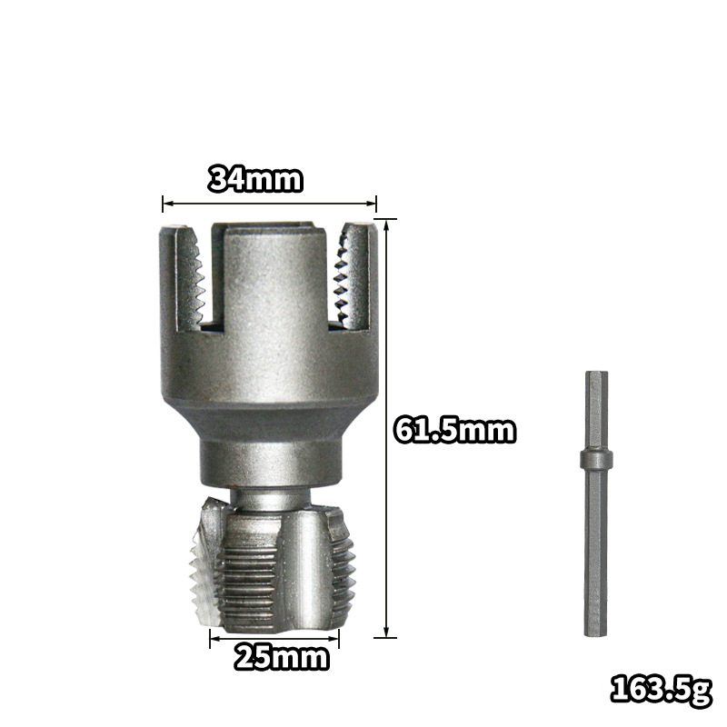 🔩 Rohrgewindeschneider für PPR, PE & PVC – 1/2" & 3/4", für Bohrmaschine, Innen- & Außengewinde in einem