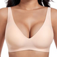 🍁Letzter Tag: 50% Rabatt✨Nahtloser Push-up-BH mit tiefem V-Ausschnitt und ohne Bügel