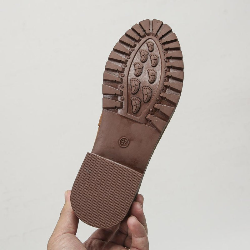 Solide elastische Stiefeletten mit niedrigem Absatz für Damen