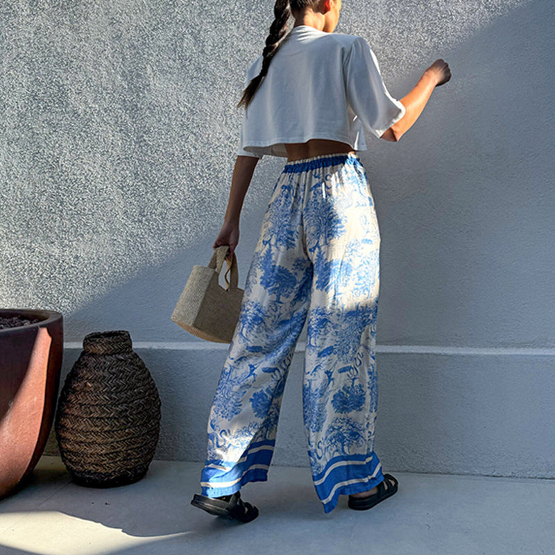 Damen Palazzohose im Boho-Stil für den Sommer