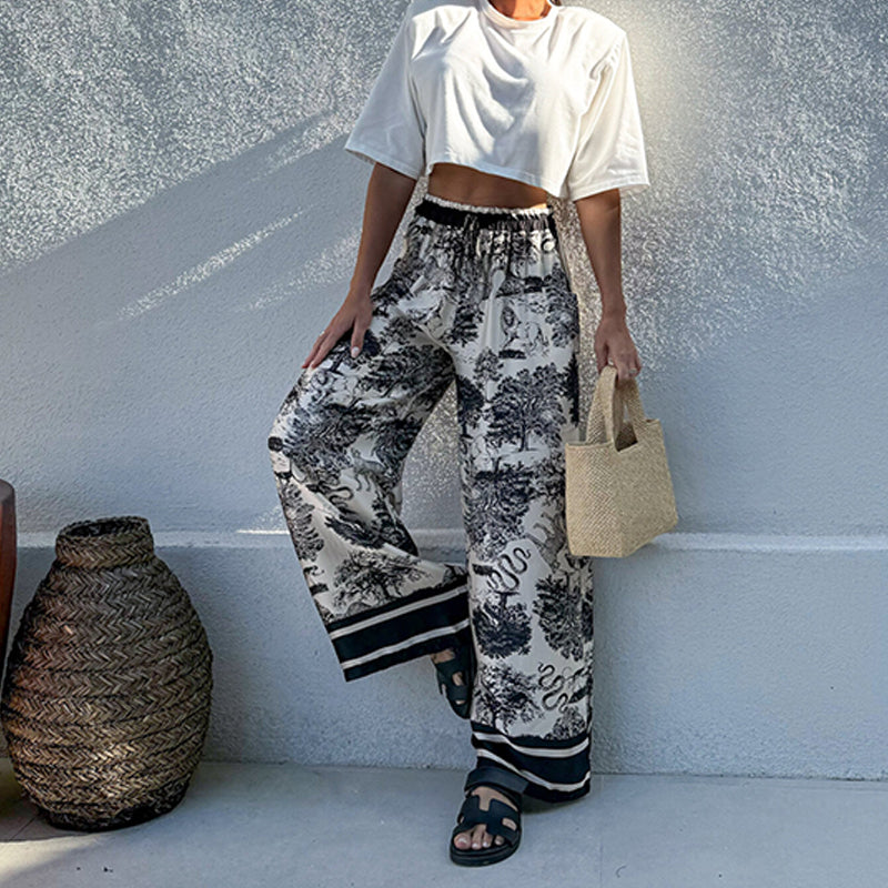 Damen Palazzohose im Boho-Stil für den Sommer