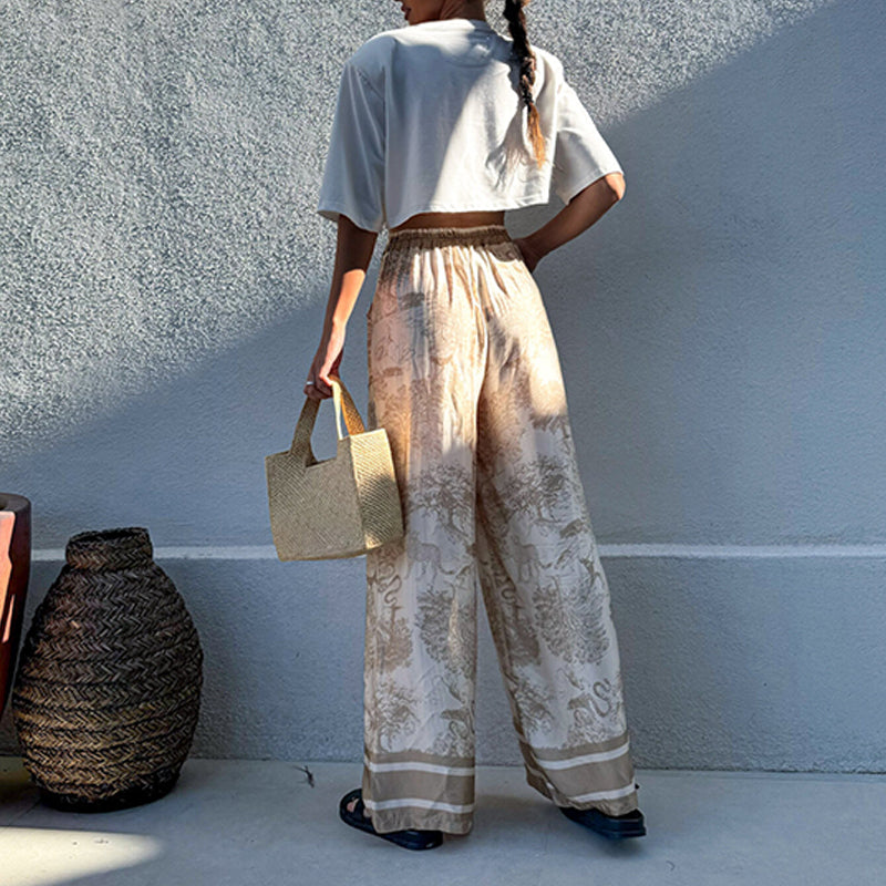 Damen Palazzohose im Boho-Stil für den Sommer