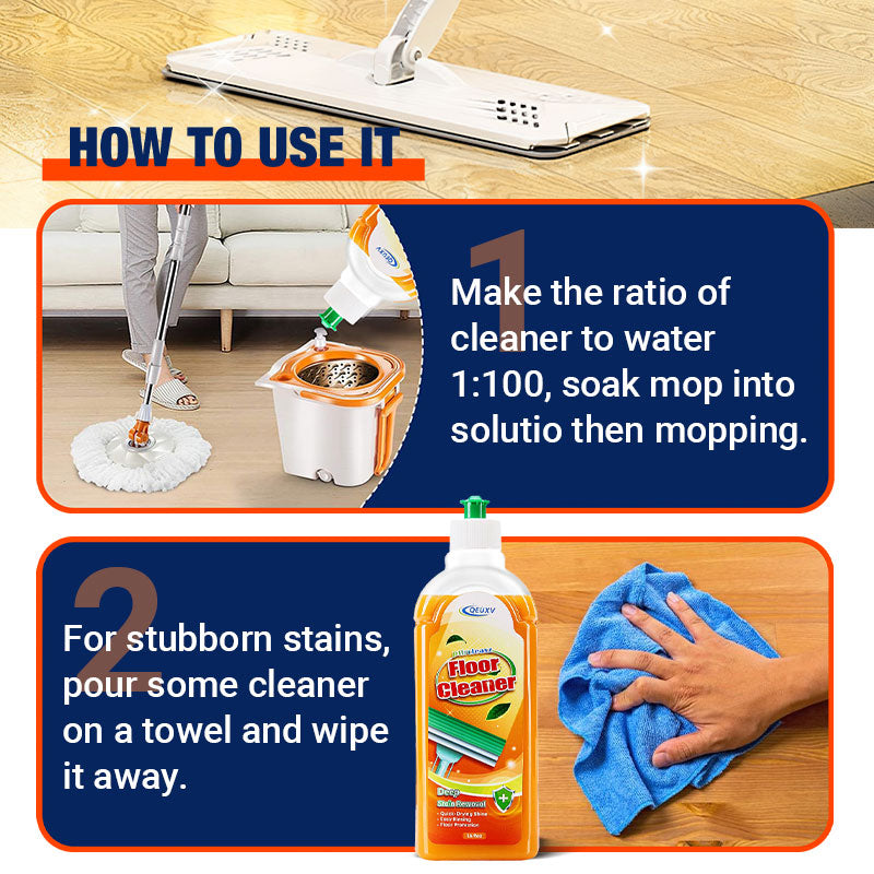 FLOOR CLEANER - Powerful Decontamination