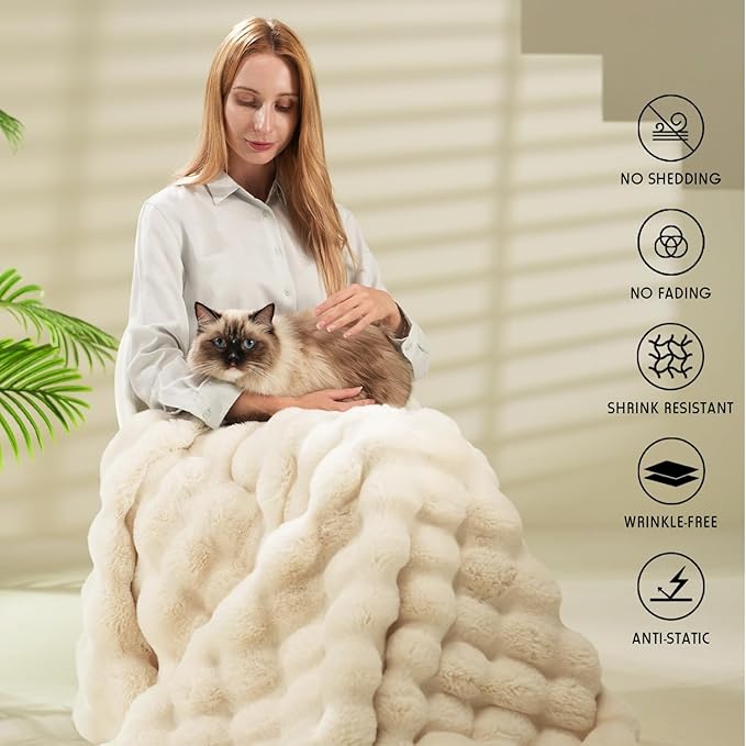 🍂Herbst-Sale – 50 % Rabatt!🛏️Dicke Plüschdecke mit Kaninchenmotiv und Milchvelours-Bezug🫧Kuscheln Sie sich in ultimativen Komfort