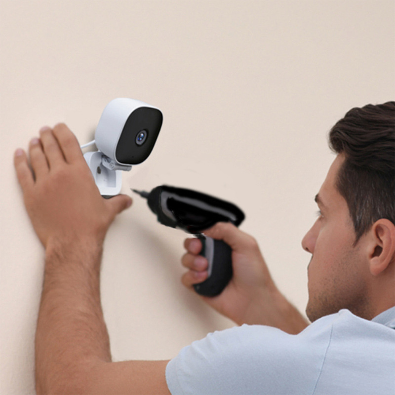 2K Überwachungskamera mit Farbnachtsicht, 24/7-Aufzeichnung & intelligenter Alarmfunktion – einfache Installation für Ihr Zuhause