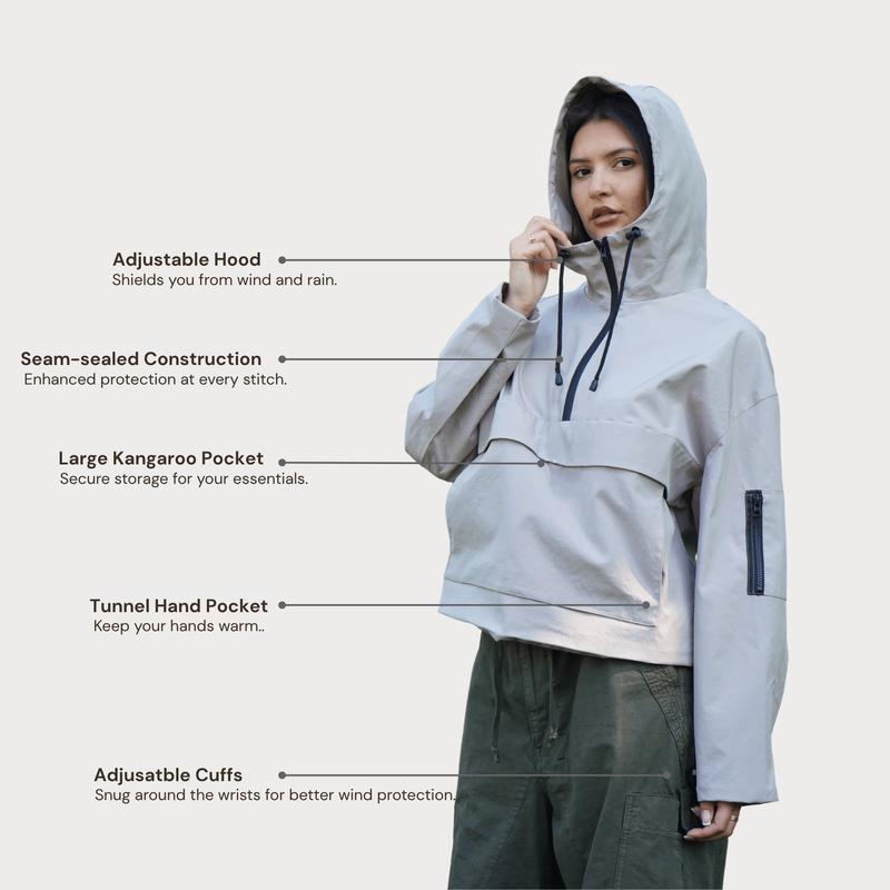 🔥LETZTER TAG DES AUSVERKAUFS –50 % RABATT🎁3-in-1 wasserdichte Damenjacke – Schutz vor Regen, Wind und Kälte