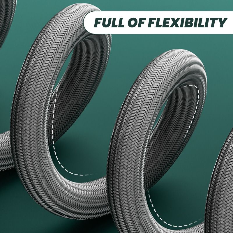⏳Begrenzte Zeit 50% Rabatt💥💦Verbesserter explosionsgeschützter geflochtener Duschschlauch – auslaufsicheres Design
