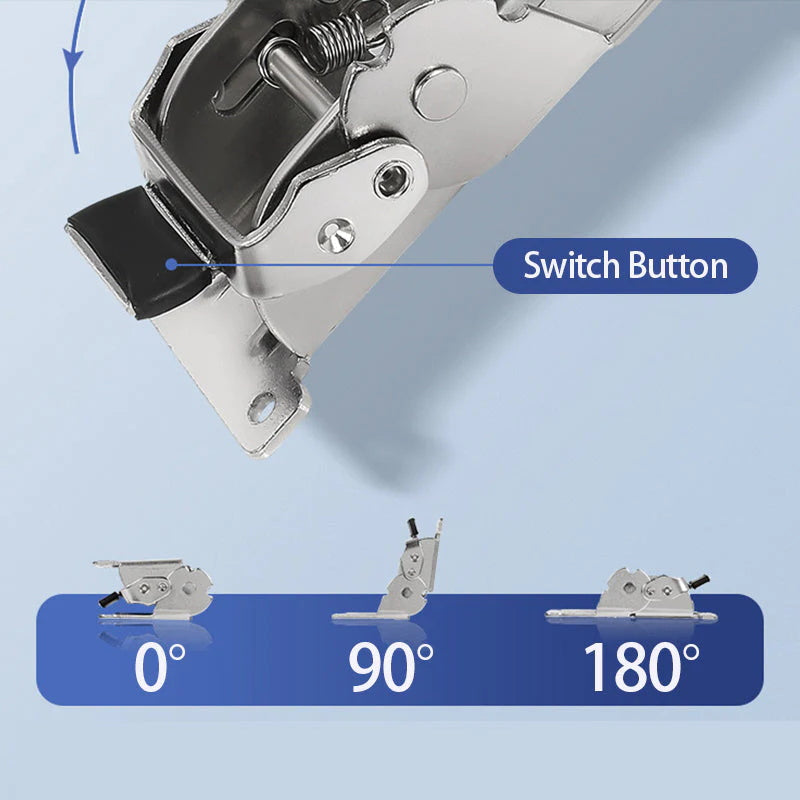 🔧 90° Selbstverriegelnde Klapptisch Scharniere · Faltbare Tischbeine & Möbelbeschläge · Ideal für Wohnmobil, Couchtisch & Bettgestell