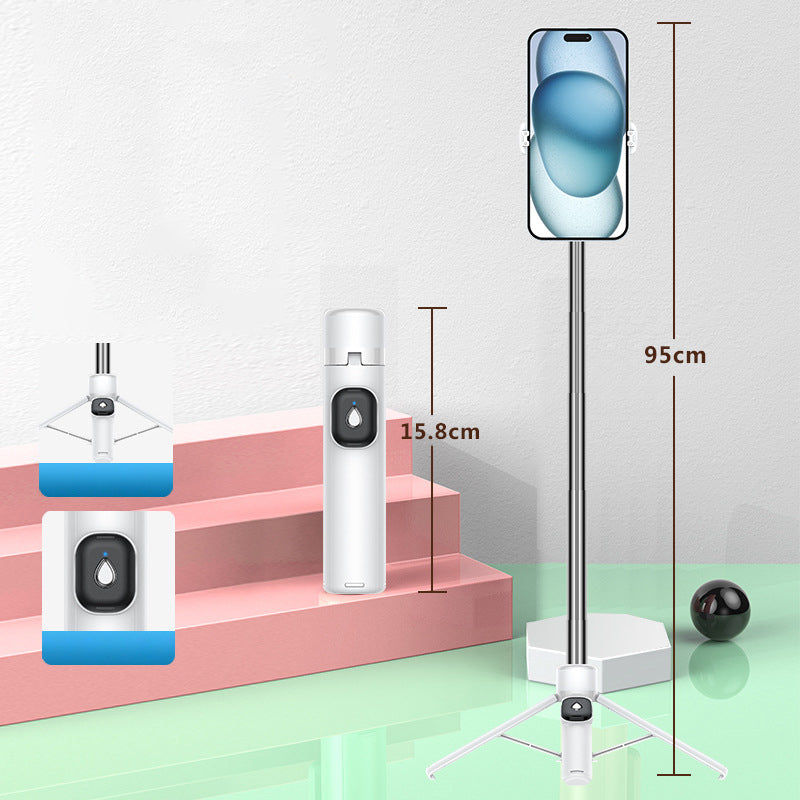 Tragbares 4-Bein-Bluetooth-Selfie-Stick-Stativ