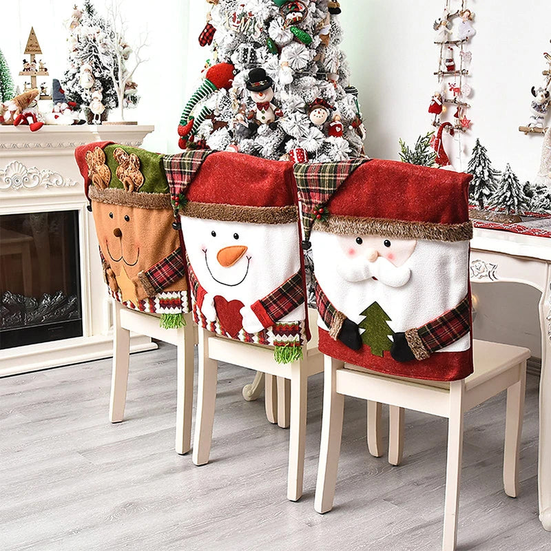 🎄Weihnachtsverkauf 48% Rabatt🎄 Niedliche Weihnachtsstuhlbezüge