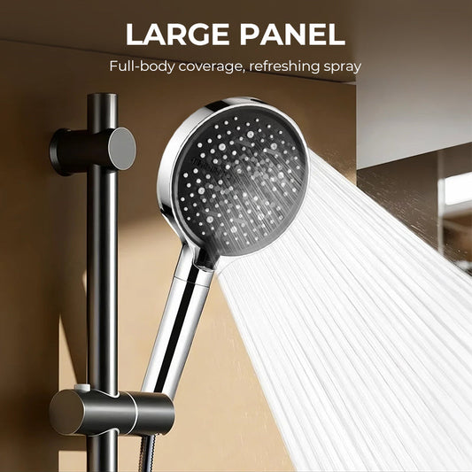 🚿 50% Rabatt – Regenduschkopf mit Hochdruck, 360° schwenkbar, leicht zu reinigen & universell passend
