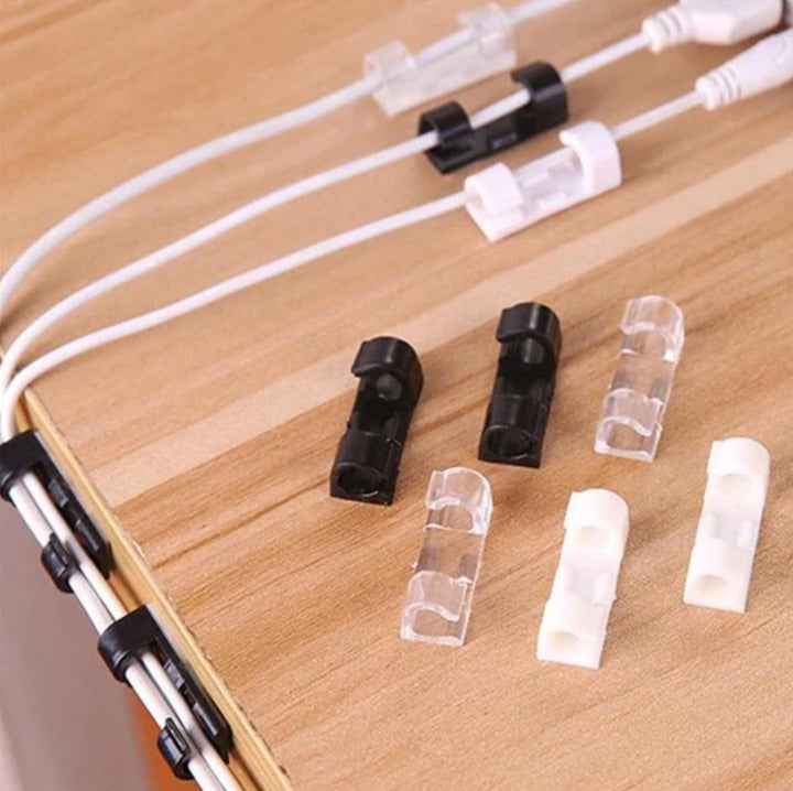 📢📢 JETZT 50 % RABATT!! 🔌 Kabelclips zur Kabelbefestigung – selbstklebende Kabelhalter für Netzwerk-, Daten- & Ladekabel, ordentlich & rutschfest