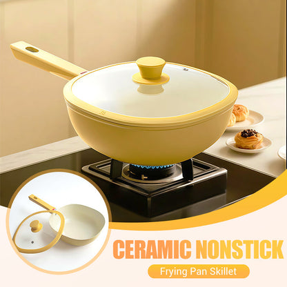 ⌛ Nur noch 3 Tage – 50 % auf alles! ⏰Keramische Antihaft-Bratpfanne mit Deckel