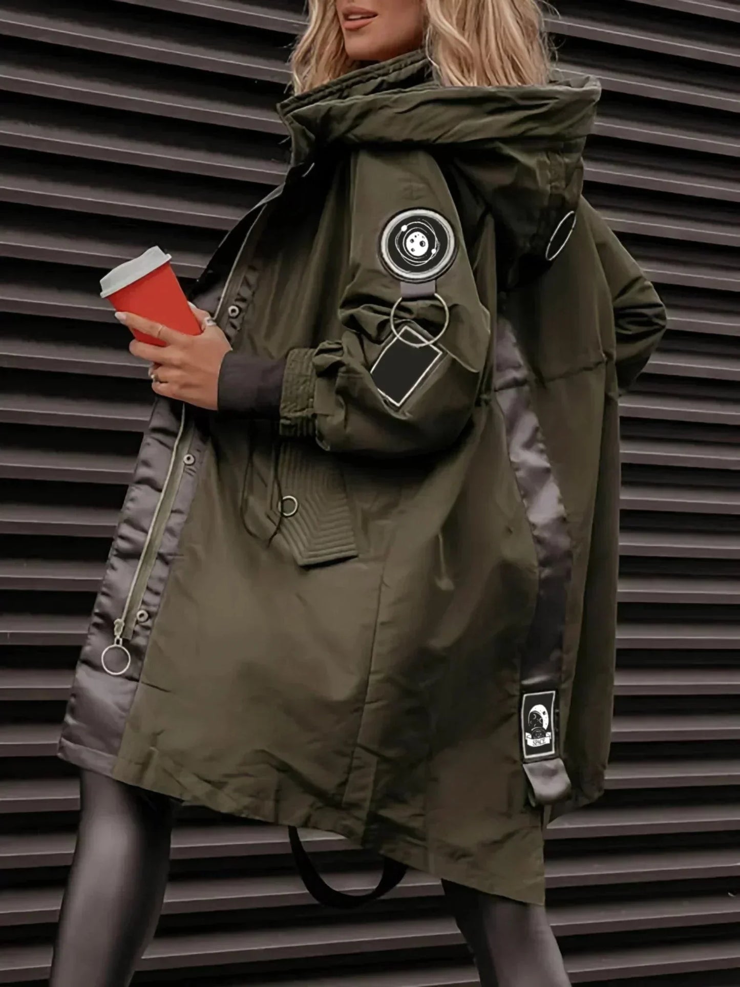 💜 LAST DAY PROMOTION - 50% RABATT 💜 Langarm-Damenkapuzenjacke
