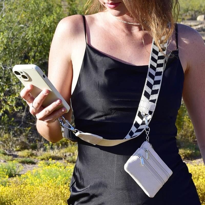 ❣️HOT SALE – 50 % RABATT📱Crossbody-Handytasche mit Reißverschlussfach