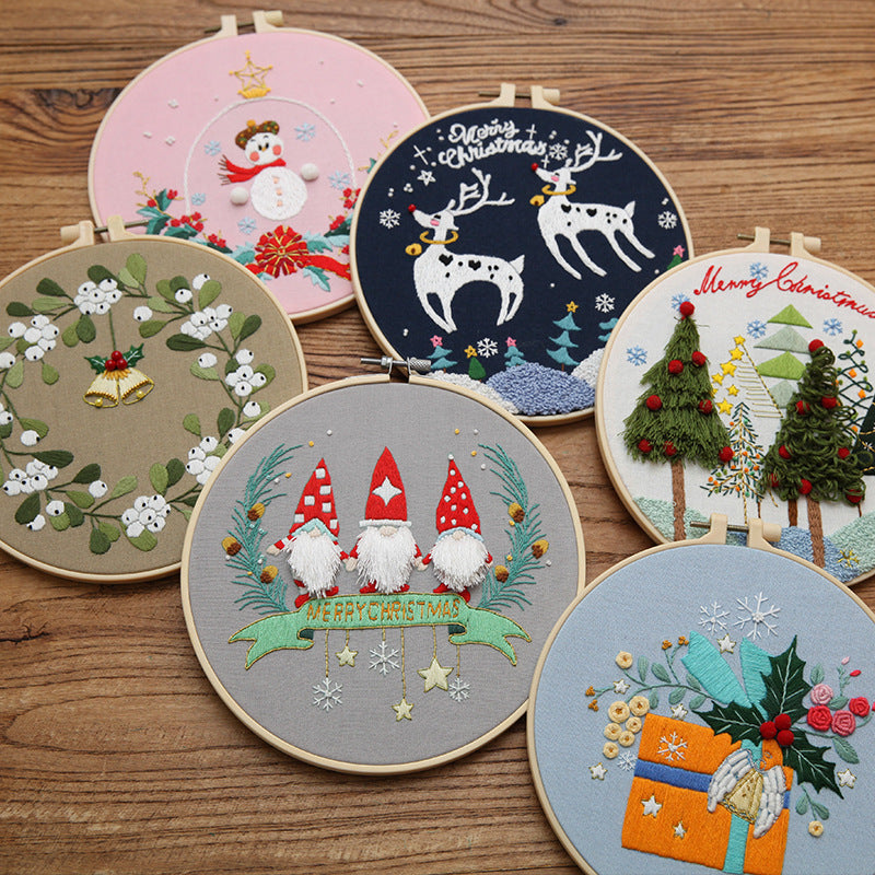Weihnachts-Stickerei DIY-Set