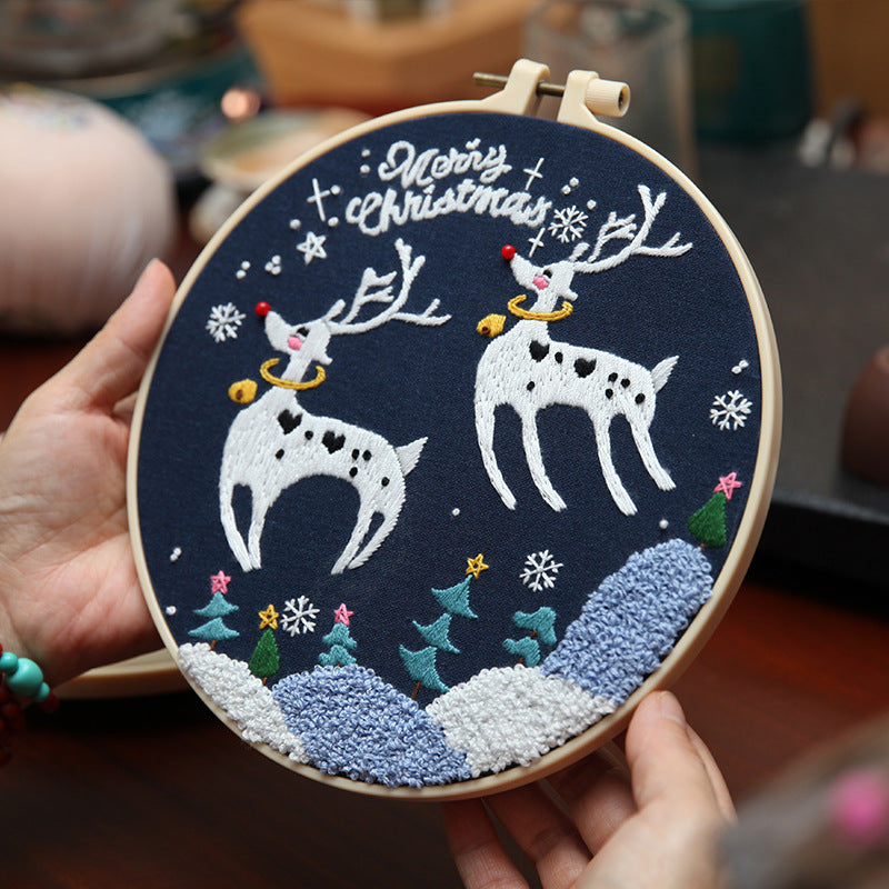 Weihnachts-Stickerei DIY-Set