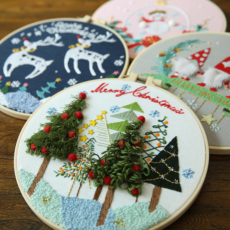 Weihnachts-Stickerei DIY-Set