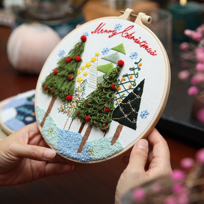 Weihnachts-Stickerei DIY-Set