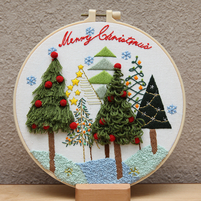 Weihnachts-Stickerei DIY-Set