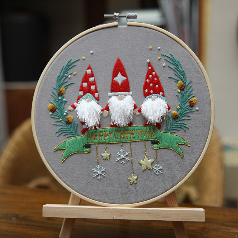 Weihnachts-Stickerei DIY-Set