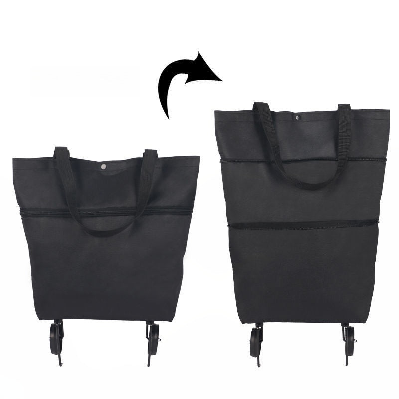 🔥🛍️2-in-1 faltbarer Einkaufswagen
