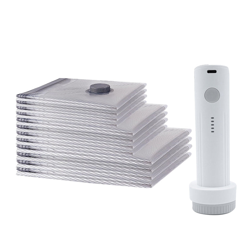 🔥Black-Friday-Mega-Angebot – 50 % Rabatt!🔥Reise-Vakuum-Storagebeutel & tragbares Pump-Set