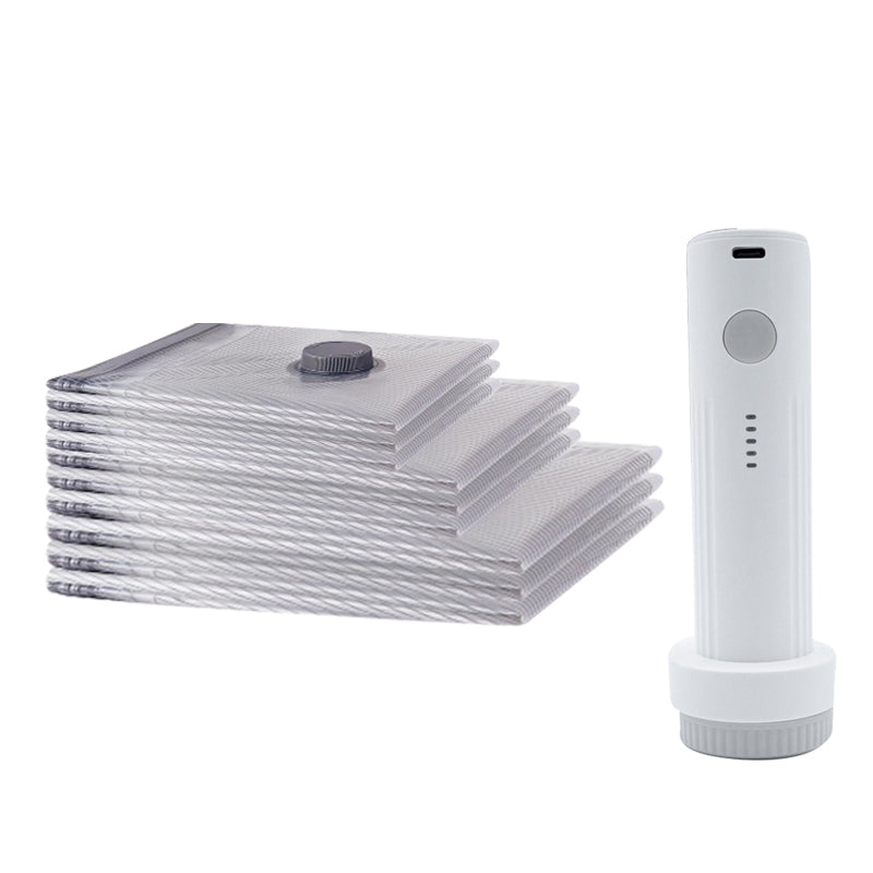 🔥Black-Friday-Mega-Angebot – 50 % Rabatt!🔥Reise-Vakuum-Storagebeutel & tragbares Pump-Set