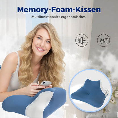 Orthopädisches Nackenstützkissen aus Memory Foam – Ergonomischer Komfort für erholsamen Schlaf