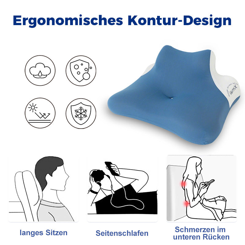 Orthopädisches Nackenstützkissen aus Memory Foam – Ergonomischer Komfort für erholsamen Schlaf