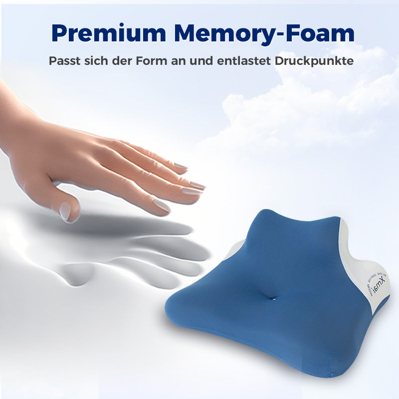 Orthopädisches Nackenstützkissen aus Memory Foam – Ergonomischer Komfort für erholsamen Schlaf