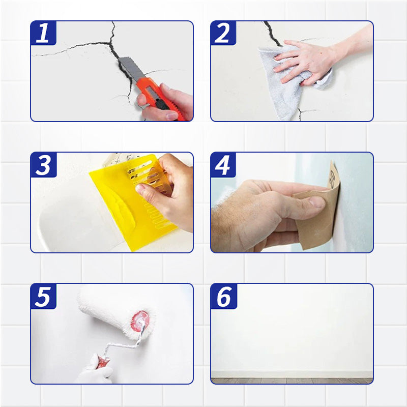 ⏳Zeitbegrenztes Angebot - 49% Rabatt⏰Elastischer rissüberbrückender Wandreparaturpaste