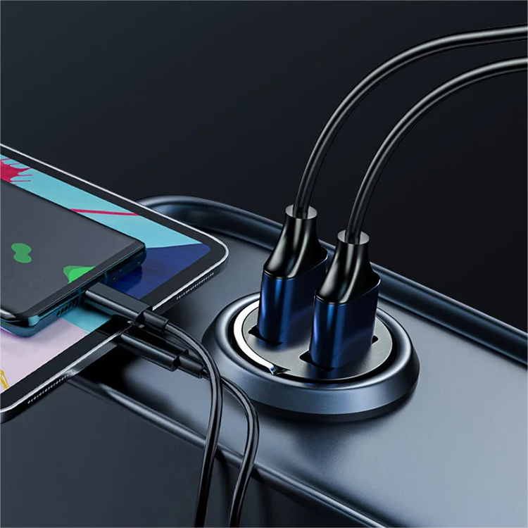 🔥Black-Friday-Mega-Angebot – 50 % Rabatt!🔥Kompaktes Schnellladegerät mit 2 Anschlüssen für das Auto