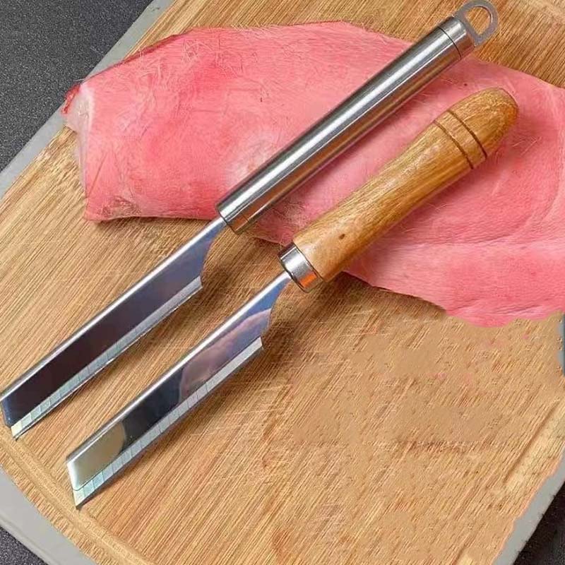 Metzger Schweineborsten-Schabmesser