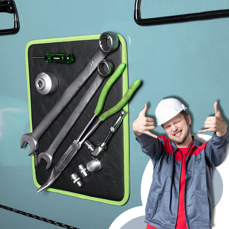 📢Mid-Season Sale: −50% nur für kurze Zeit⏰🧲 Magnetische Werkzeugablage – flexible Matte in Schwarz/Grün, hält Schrauben & Kleinteile sicher fest für Werkstatt & Garage 🛠️