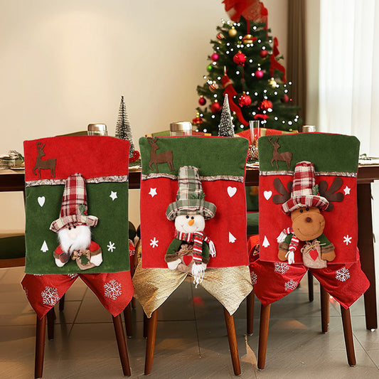 Niedliche Weihnachtsstuhlbezüge