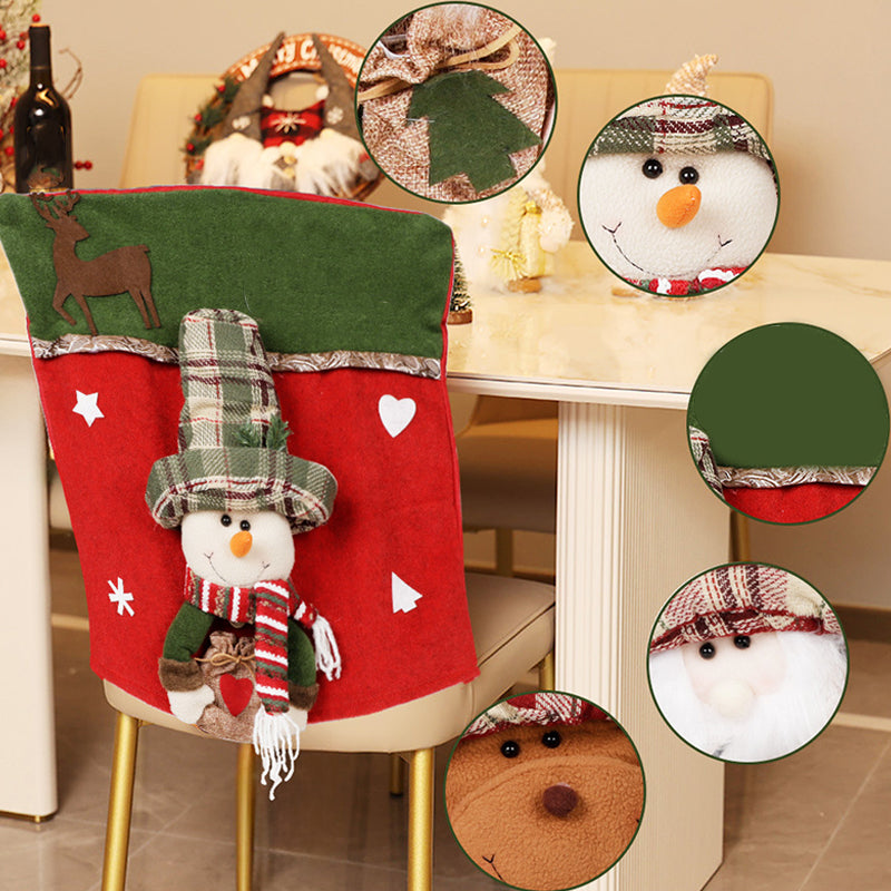Niedliche Weihnachtsstuhlbezüge