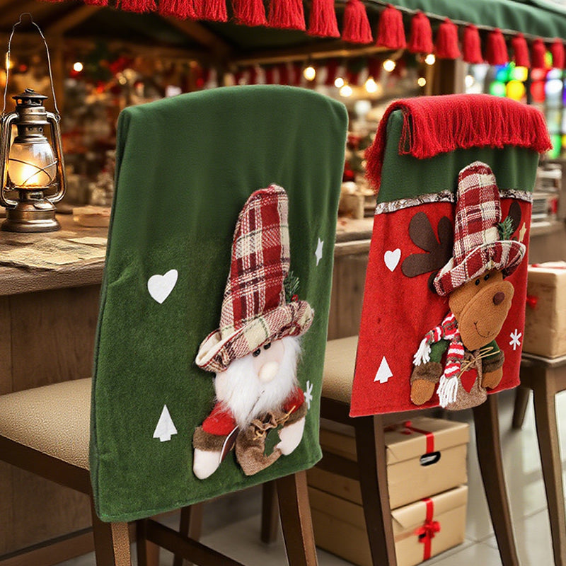 Niedliche Weihnachtsstuhlbezüge