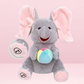 Versteckspiel-Elefant aus Plüsch - Trainingsspielzeug mit Geräuscheffekten für Babys ab 0+ Monaten | Förderung der Kopfkontrolle & sensorischen Entwicklung
