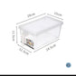 Luftdichte Aufbewahrungsbox für Kühlschrank - Transparente Frischhaltebox für Obst & Gemüse aus Plastik - Ideal für Kühlung und Gefrierlagerung