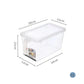 Luftdichte Aufbewahrungsbox für Kühlschrank - Transparente Frischhaltebox für Obst & Gemüse aus Plastik - Ideal für Kühlung und Gefrierlagerung