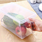 Luftdichte Aufbewahrungsbox für Kühlschrank - Transparente Frischhaltebox für Obst & Gemüse aus Plastik - Ideal für Kühlung und Gefrierlagerung