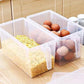 Luftdichte Aufbewahrungsbox für Kühlschrank - Transparente Frischhaltebox für Obst & Gemüse aus Plastik - Ideal für Kühlung und Gefrierlagerung