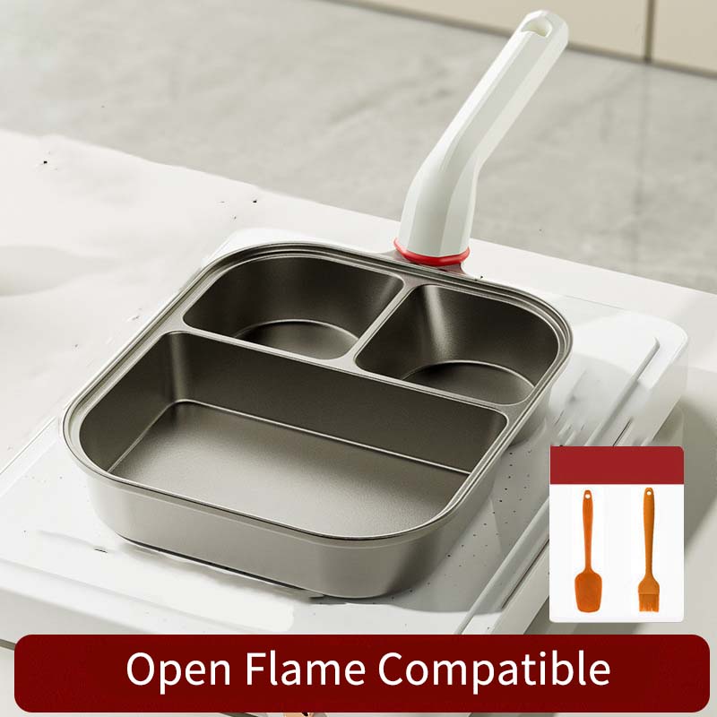 3-in-1 Tassenförmige Bratpfanne mit hoher Kapazität