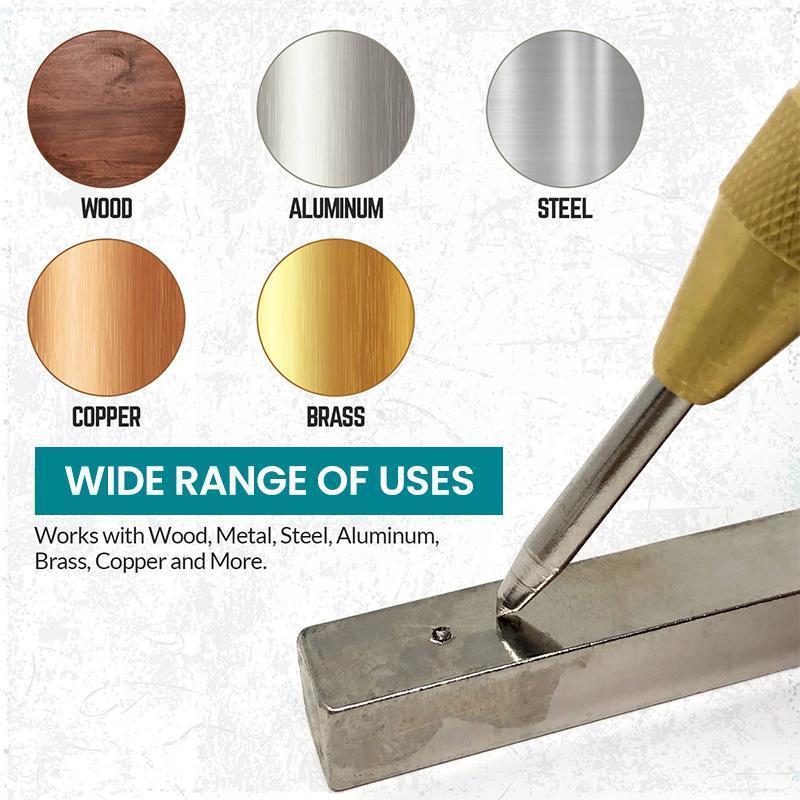 🛠️ 50% RABATT! Automatischer Körner mit einstellbarer Schlagkraft – präzise Markierung für Metall & Holz