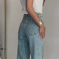 ✨Damen-Jeans mit Strass-Steinen & Used-Optik