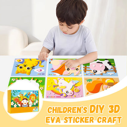 Kinder DIY 3D EVA Sticker Bastelset