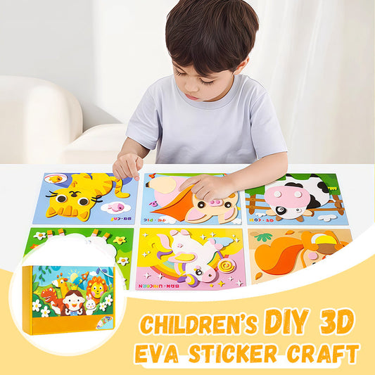 Kinder DIY 3D EVA Sticker Bastelset